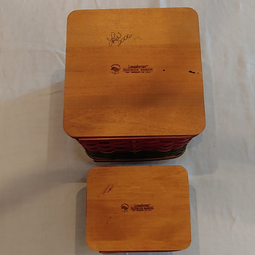 Longaberger Holiday Hearth Basket Set - Picture 5 of 8